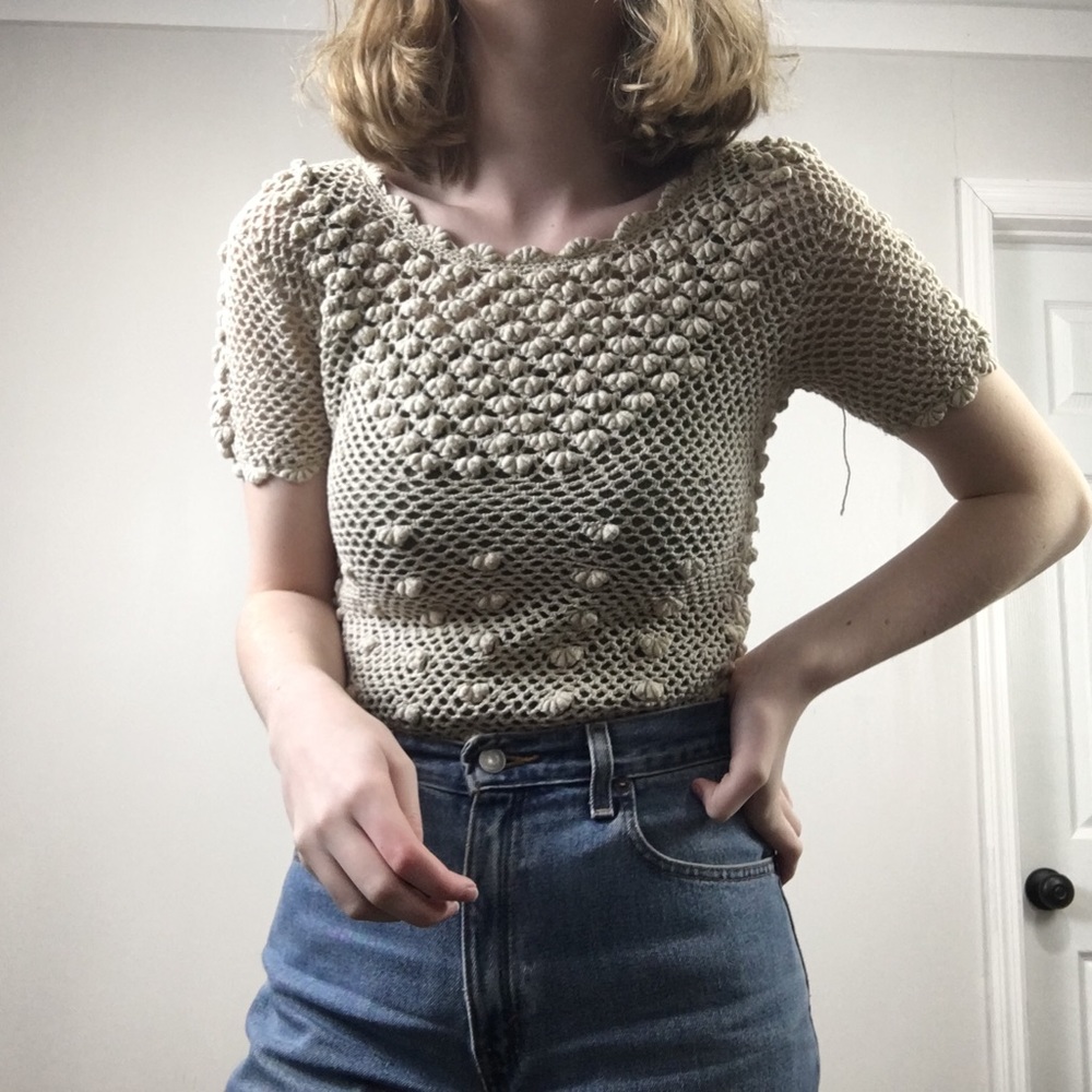 70's Vintage Crochet Top